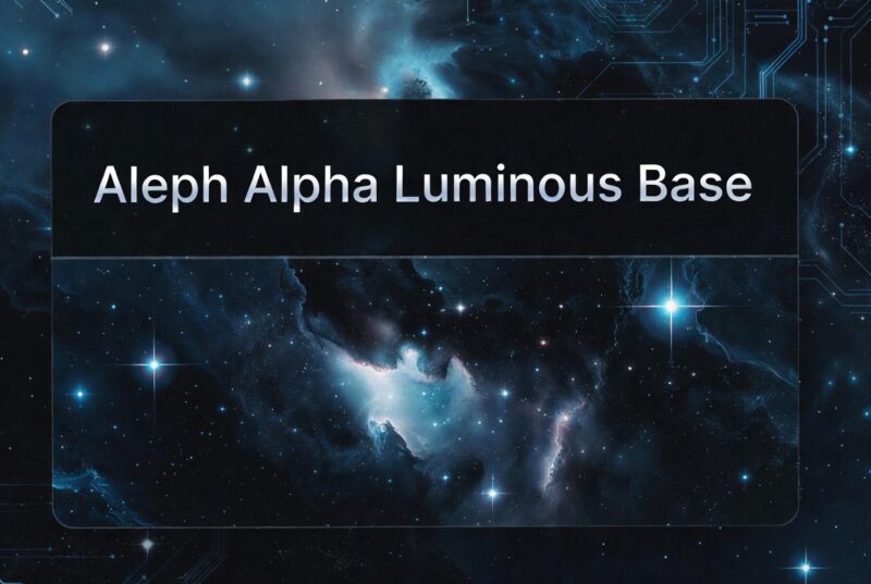 Aleph Alpha Luminous Base (open model)